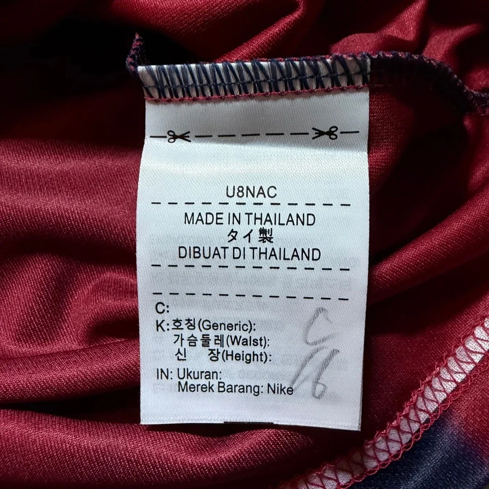 Nike Cactus Jack FC Barcelona Soccer Jersey Red Blue CD4230-496 Mens Large